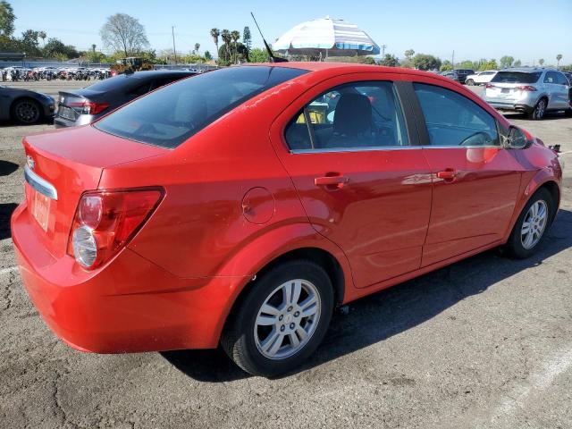 CHEVROLET SONIC LT 2012 red sedan 4d gas 1G1JC5SH2C4145994 photo #4
