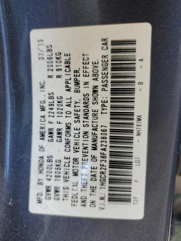 2015 HONDA ACCORD LX - 1HGCR2F38FA238067