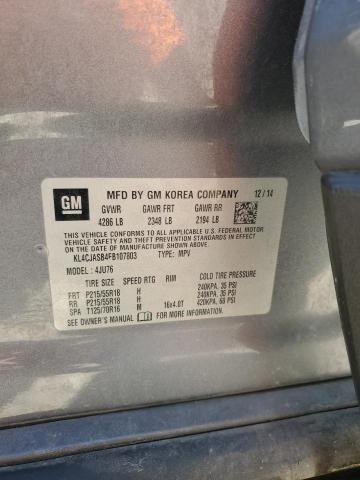 2015 BUICK ENCORE KL4CJASB4FB107803