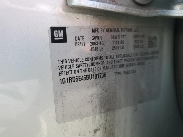 2011 CHEVROLET VOLT - 1G1RD6E46BU101736