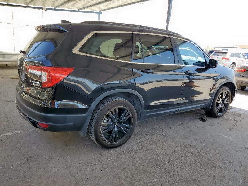 HONDA PILOT SE 2021 black  gas 5FNYF6H26MB012042 photo #4