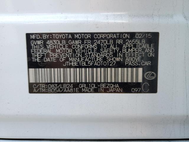 2015 LEXUS GS 350 JTHBE1BL5FA010127