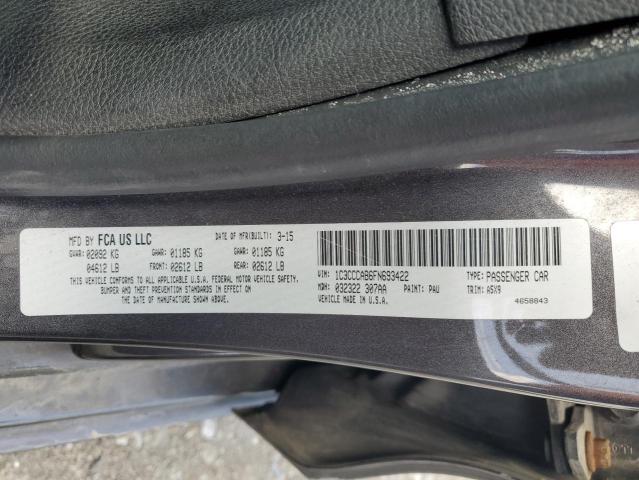 2015 CHRYSLER 200 LIMITE - 1C3CCCAB6FN693422
