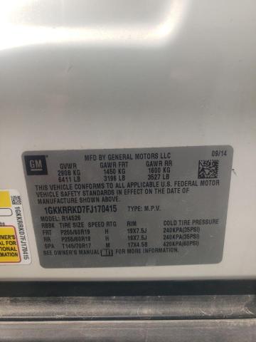 2015 GMC ACADIA SLT 1GKKRRKD7FJ170415