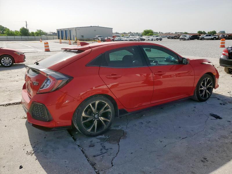Vin: shhfk7h46hu228326, lot: 57073315, honda civic sport 20173