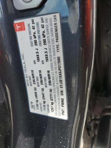 2018 TESLA MODEL 3 - 5YJ3E1EA9JF017680