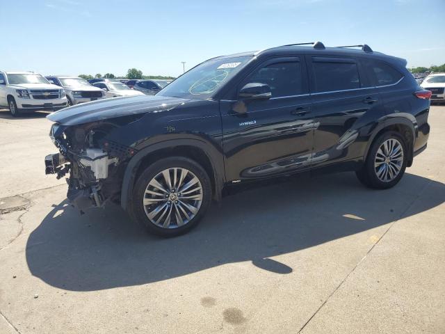 Vin: 5tdebrch1ms070017, lot: 55260535, toyota highlander hybrid platinum 2021 img_1