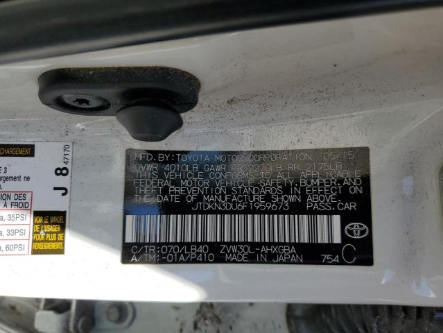 2015 TOYOTA PRIUS - JTDKN3DU6F1959673