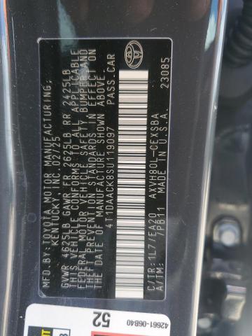 2025 TOYOTA CAMRY XSE - 4T1DAACK8SU119097
