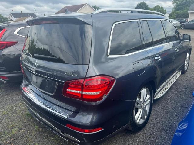 MERCEDES-BENZ GLS 450 4M 2017 blue 4dr spor gas 4JGDF6EE2HA740688 photo #4