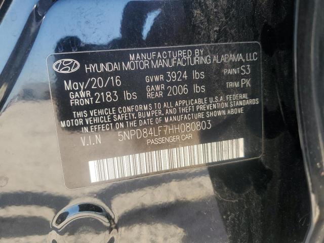 2017 HYUNDAI ELANTRA SE - 5NPD84LF7HH080803