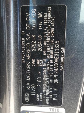 2021 KIA FORTE FE - 3KPF24AD0ME311325
