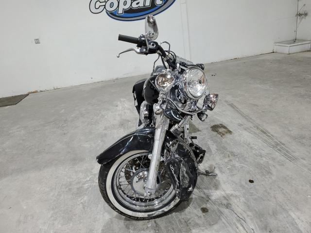 HARLEY-DAVIDSON FLSTN 2009 black road/str gas 1HD1JD5119Y039655 photo #3