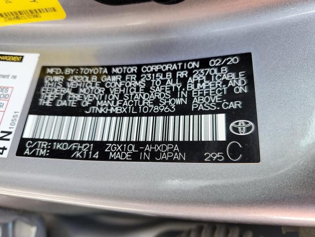 2020 TOYOTA C-HR XLE - JTNKHMBX1L1078963