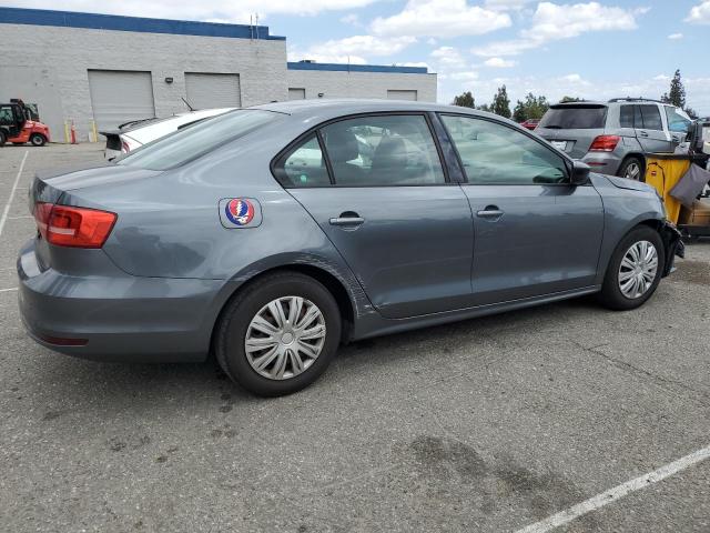 VOLKSWAGEN JETTA BASE 2015 gray  gas 3VW2K7AJ1FM269372 photo #4