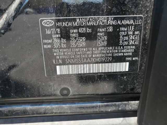 2019 HYUNDAI SANTA FE L 5NMS53AA7KH019229