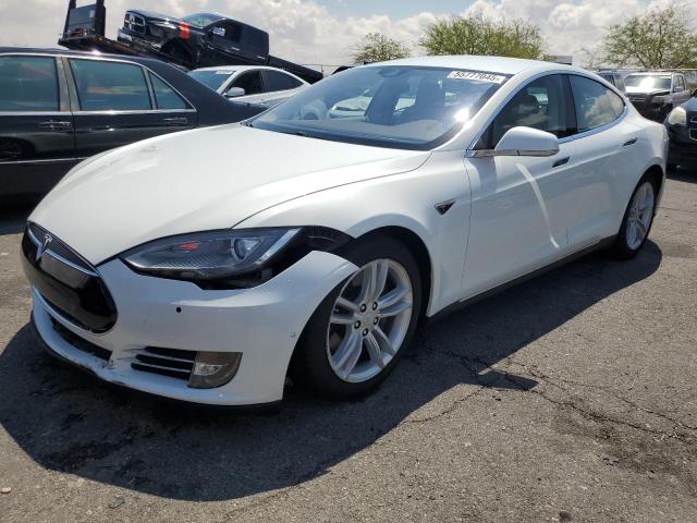 TESLA MODEL S 2015 white hatchbac electric 5YJSA1E11FF113978 photo #1