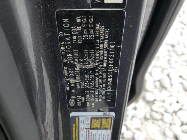 2015 KIA SEDONA LX - KNDMB5C12F6021161