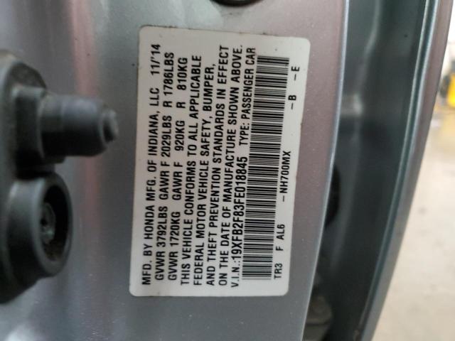 2015 HONDA CIVIC EX - 19XFB2F83FE018845
