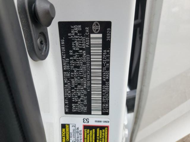 2019 TOYOTA CAMRY XSE - 4T1B61HK5KU280203