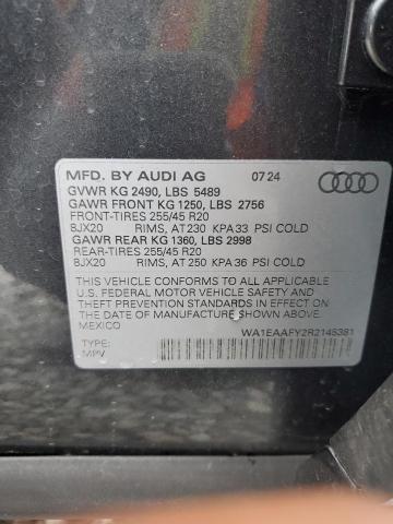 wa1eaafy2r2145381 - 2024 Audi q5 premium plus 45 - #55919225