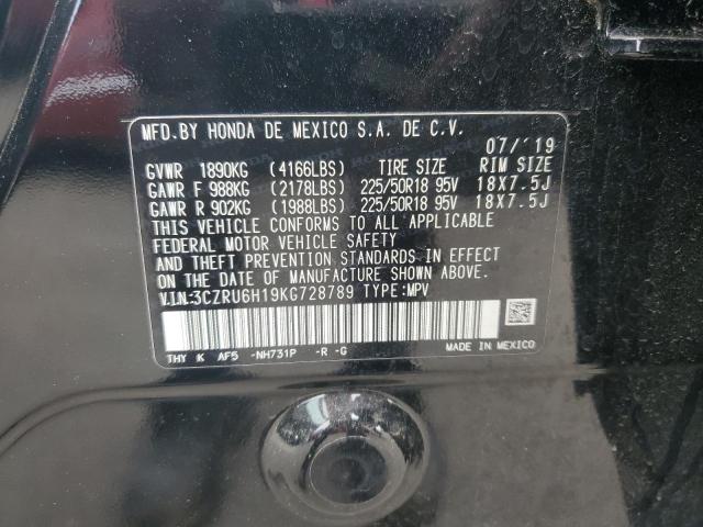 2019 HONDA HR-V SPORT - 3CZRU6H19KG728789