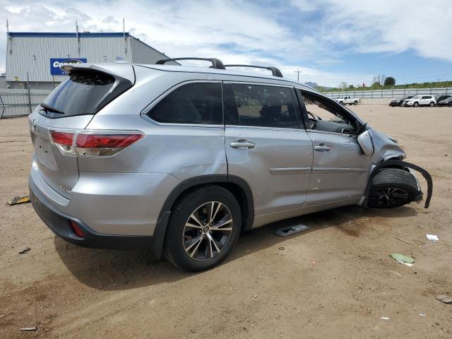 Vin: 5tdjkrfh1gs505861, lot: 56882105, toyota highlander xle 20163
