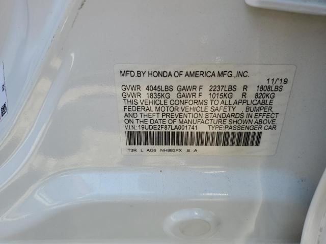 2020 ACURA ILX PREMIU 19UDE2F87LA001741