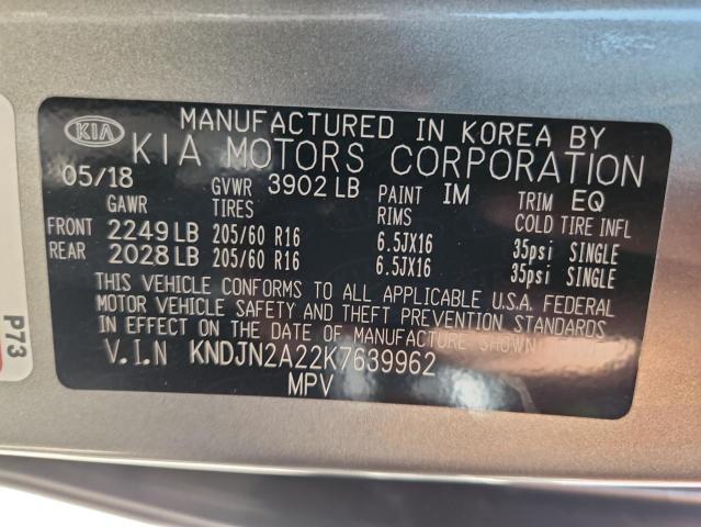 2019 KIA SOUL - KNDJN2A22K7639962