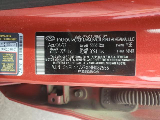 2022 HYUNDAI ELANTRA SE - 5NPLN4AGXNH082556