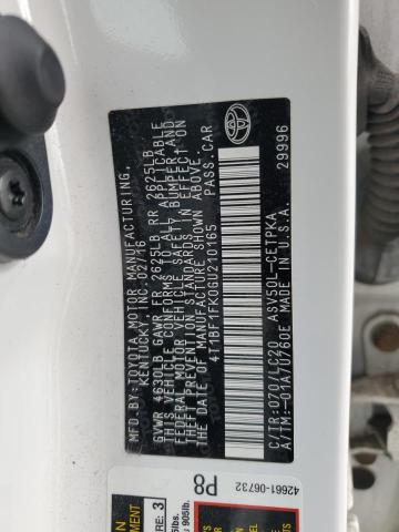 2016 TOYOTA CAMRY LE - 4T1BF1FK0GU210165