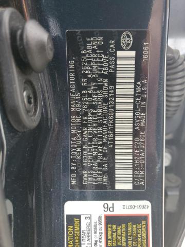 2016 TOYOTA CAMRY LE - 4T1BF1FK6GU132149