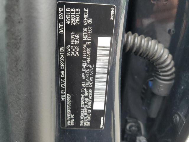 2012 VOLVO S60 T5 - YV1622FS7C2127937