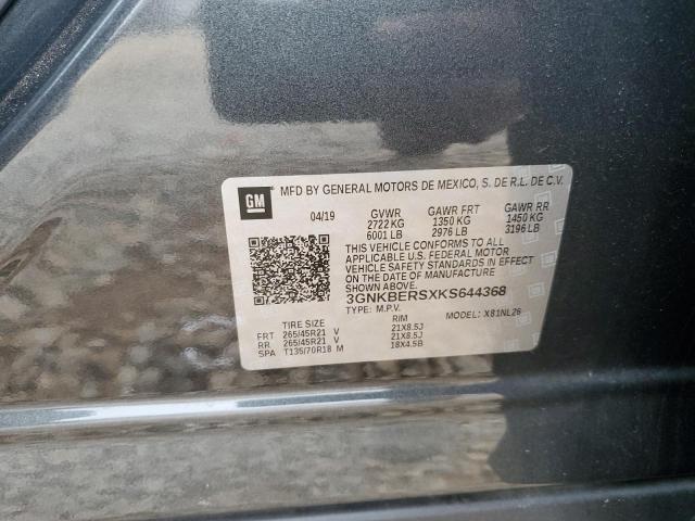 2019 CHEVROLET BLAZER RS - 3GNKBERSXKS644368