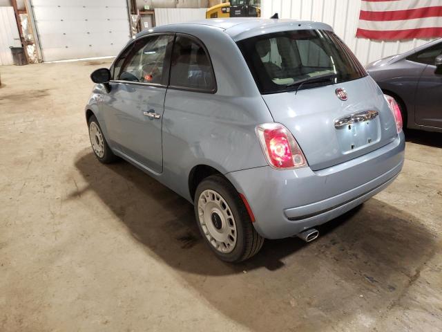 FIAT 500 POP 2013 blue  Gasoline 3C3CFFAR4DT743446 photo #3
