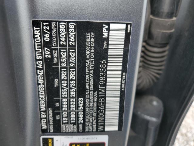 2021 MERCEDES-BENZ GLC 43 4MA - W1N0G6EB1MF983386