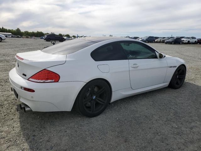 BMW M6 2008 white  gas WBSEH93558CY24797 photo #4