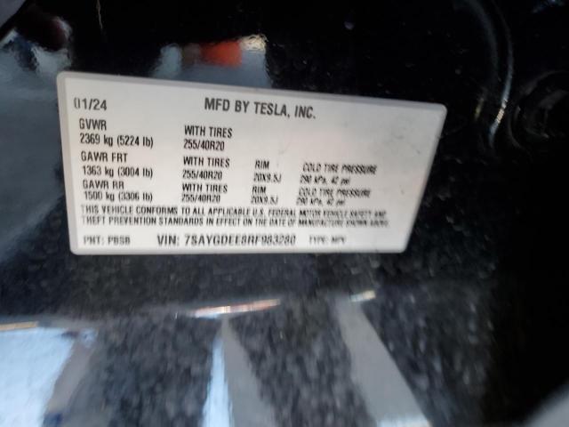 2024 TESLA MODEL Y - 7SAYGDEE8RF983280