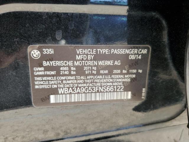 2015 BMW 335 I WBA3A9G53FNS66122