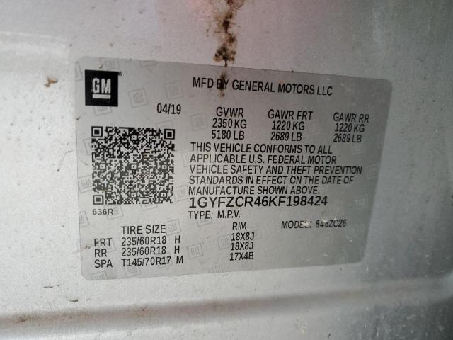 2019 CADILLAC XT4 PREMIU - 1GYFZCR46KF198424