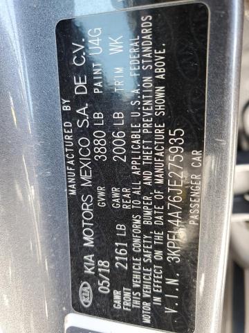 2018 KIA FORTE LX - 3KPFL4A76JE275935