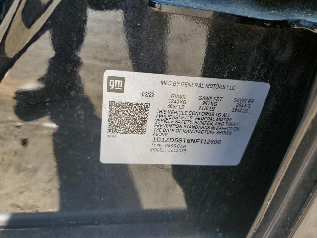 2022 CHEVROLET MALIBU LT - 1G1ZD5ST6NF112606