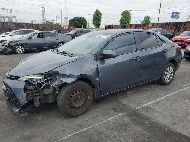 TOYOTA COROLLA L 2017 blue  gas 5YFBURHE0HP641149 photo #1