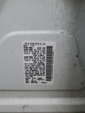 2015 NISSAN ROGUE SELE - JN8AS5MT2FW656145