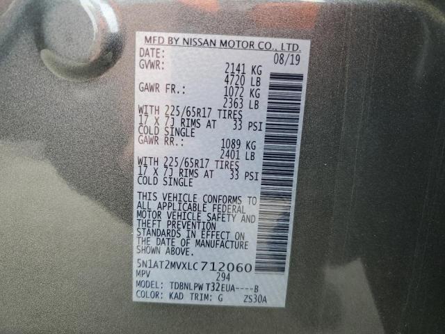 2020 NISSAN ROGUE S - 5N1AT2MVXLC712060