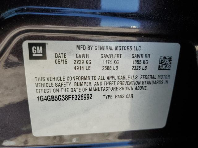 2015 BUICK LACROSSE - 1G4GB5G38FF326992