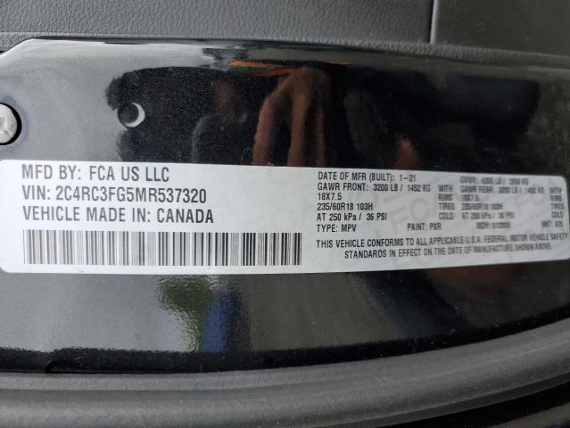 2021 CHRYSLER PACIFICA T - 2C4RC3FG5MR537320