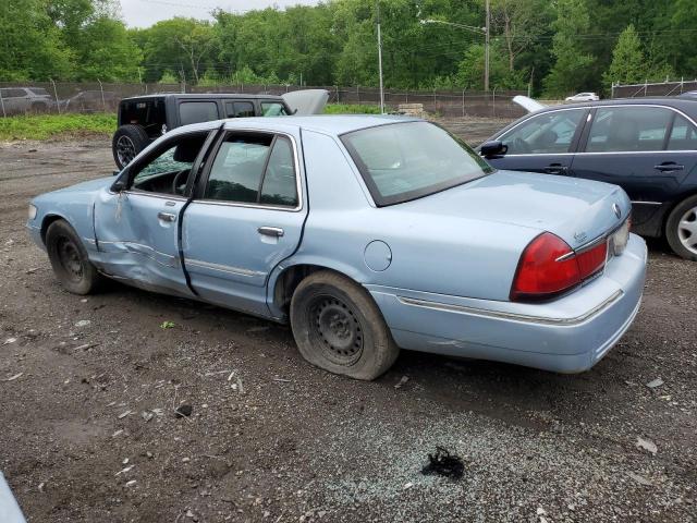 MERCURY GRAND MARQ 2000 blue sedan 4d gas 2MEFM74W5YX742265 photo #3
