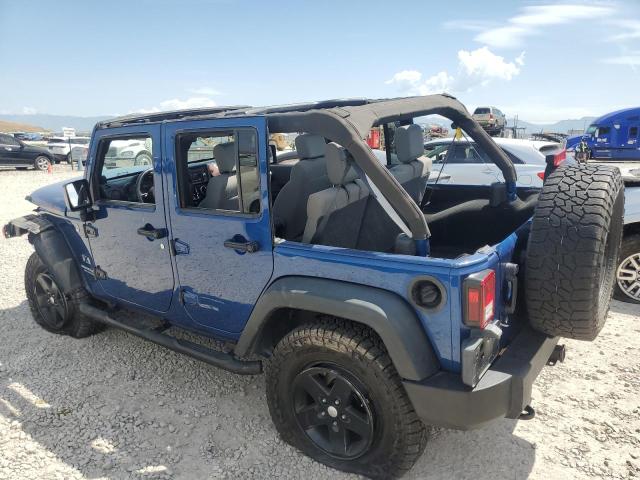 JEEP WRANGLER U 2009 blue  gas 1J4GA39109L739495 photo #3