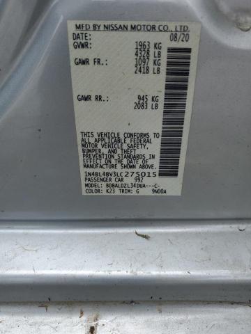 2020 NISSAN ALTIMA S - 1N4BL4BV3LC275015